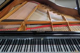 Steinway Flügel gebraucht S 155 cm schwarz von vorne