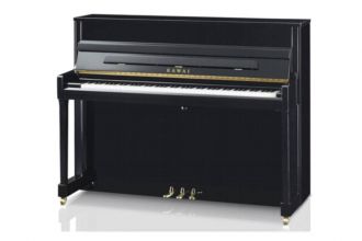 Kawai Klavier K 200 schwarz messing