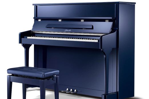 Ritmüller 118cm Klavier Modell EU11S classic blau