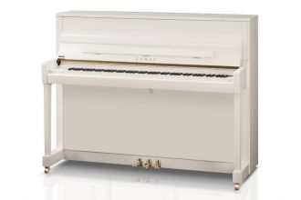 Kawai Klavier K 200 weiss messing