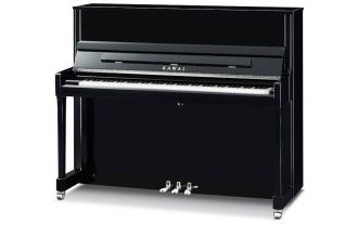 Kawai Klavier K-300 schwarz silver