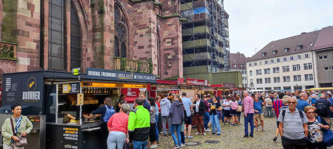 Wurststand am Münsterplatz